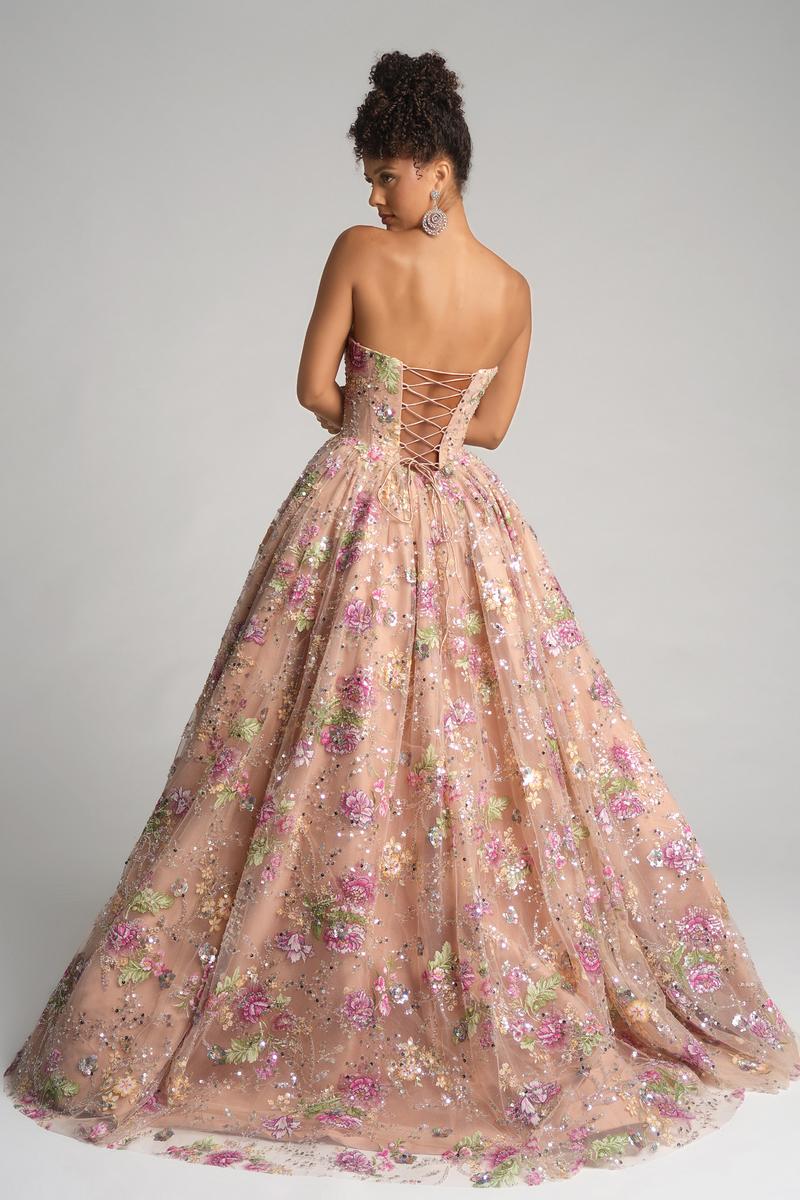 Portia and Scarlett Floral Ball Gown PS26215 - Image 6