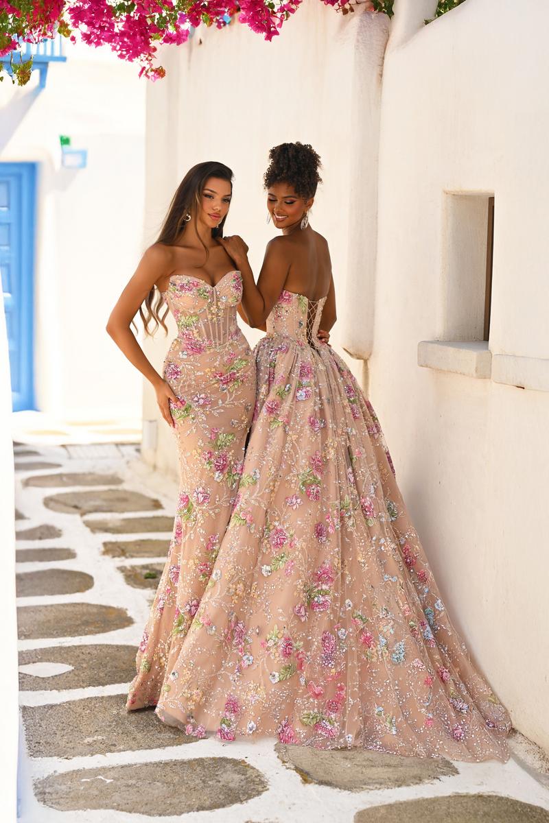 Portia and Scarlett Floral Ball Gown PS26215 - Image 8