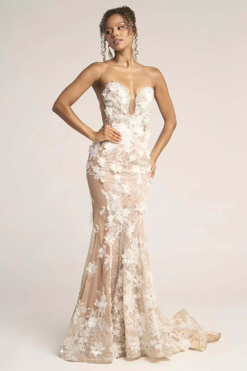 Portia and Scarlett 3D Floral Prom Dress PS26248 - Image 5