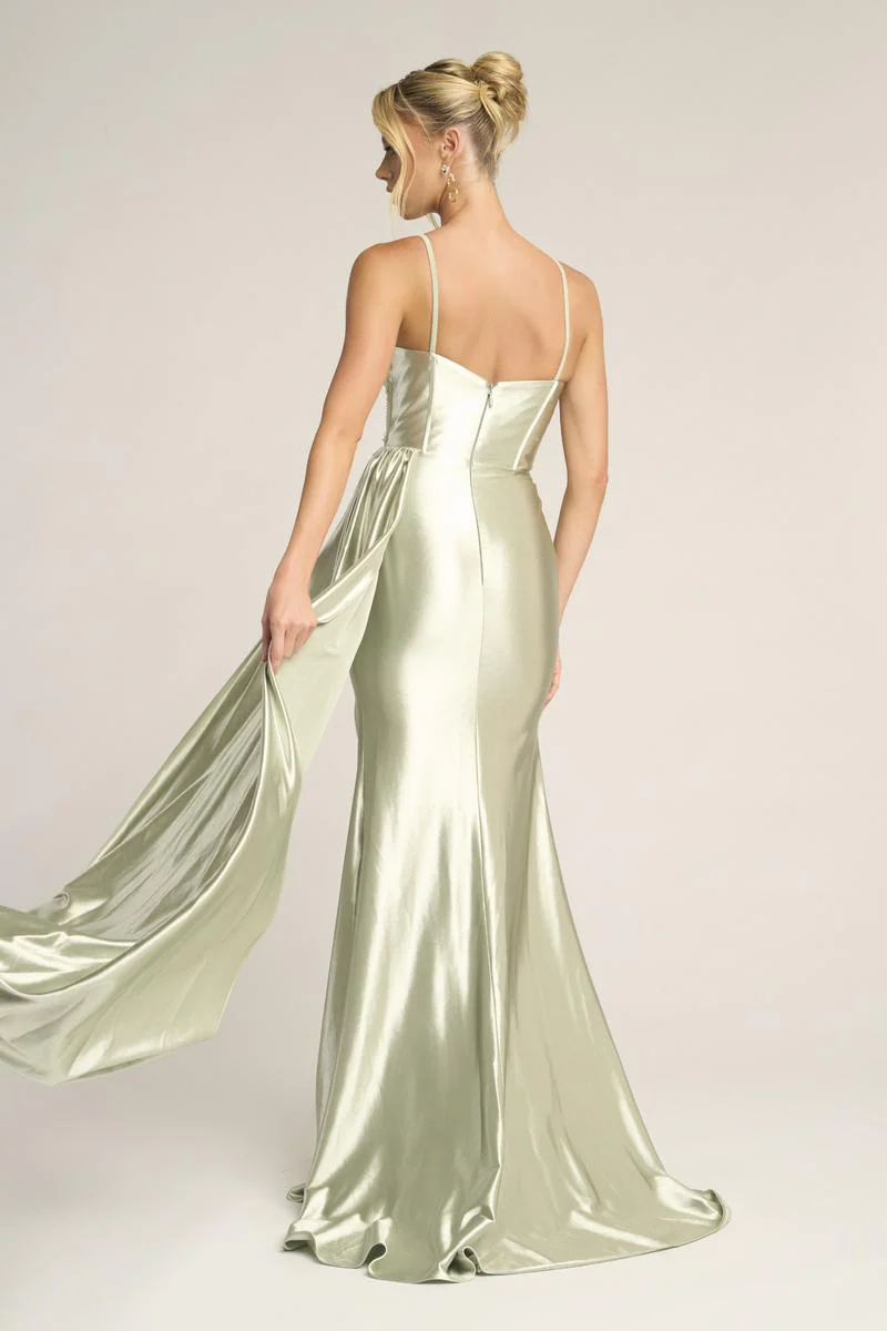 Portia & Scarlett Fitted Illusion Bodice Prom Dress PS26270 - Image 2
