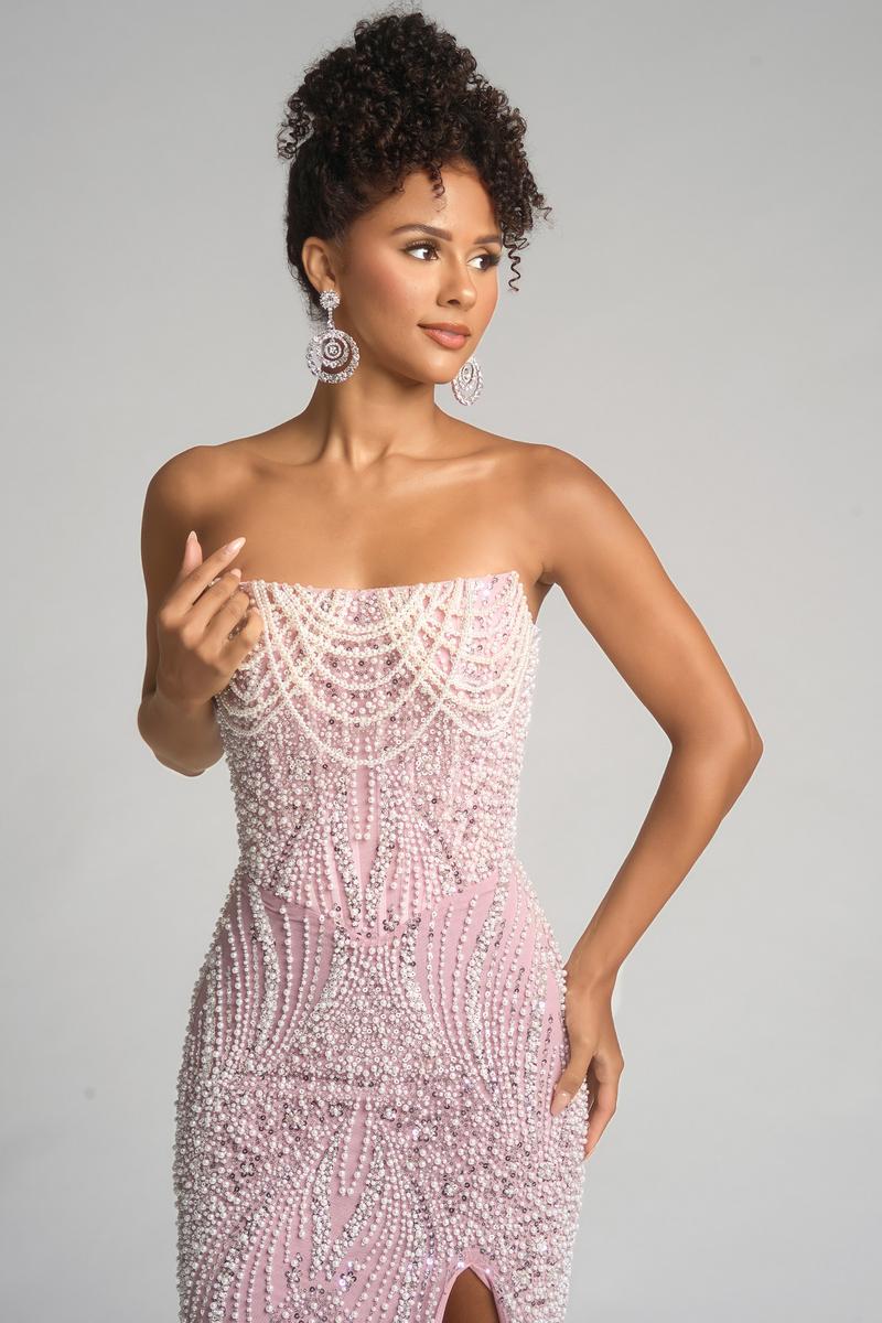 Portia and Scarlett Beaded Prom Dress PS26277 - Image 3