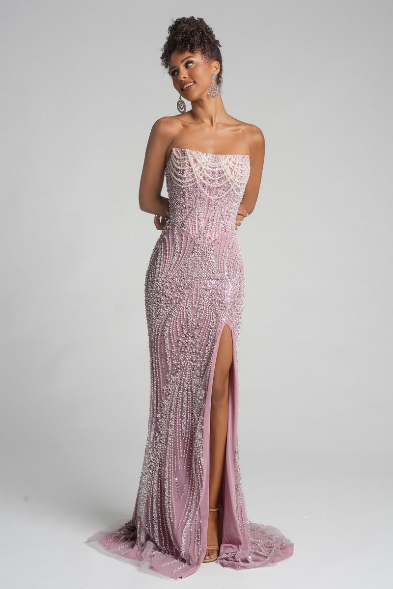 Portia and Scarlett Beaded Prom Dress PS26277 - Image 4