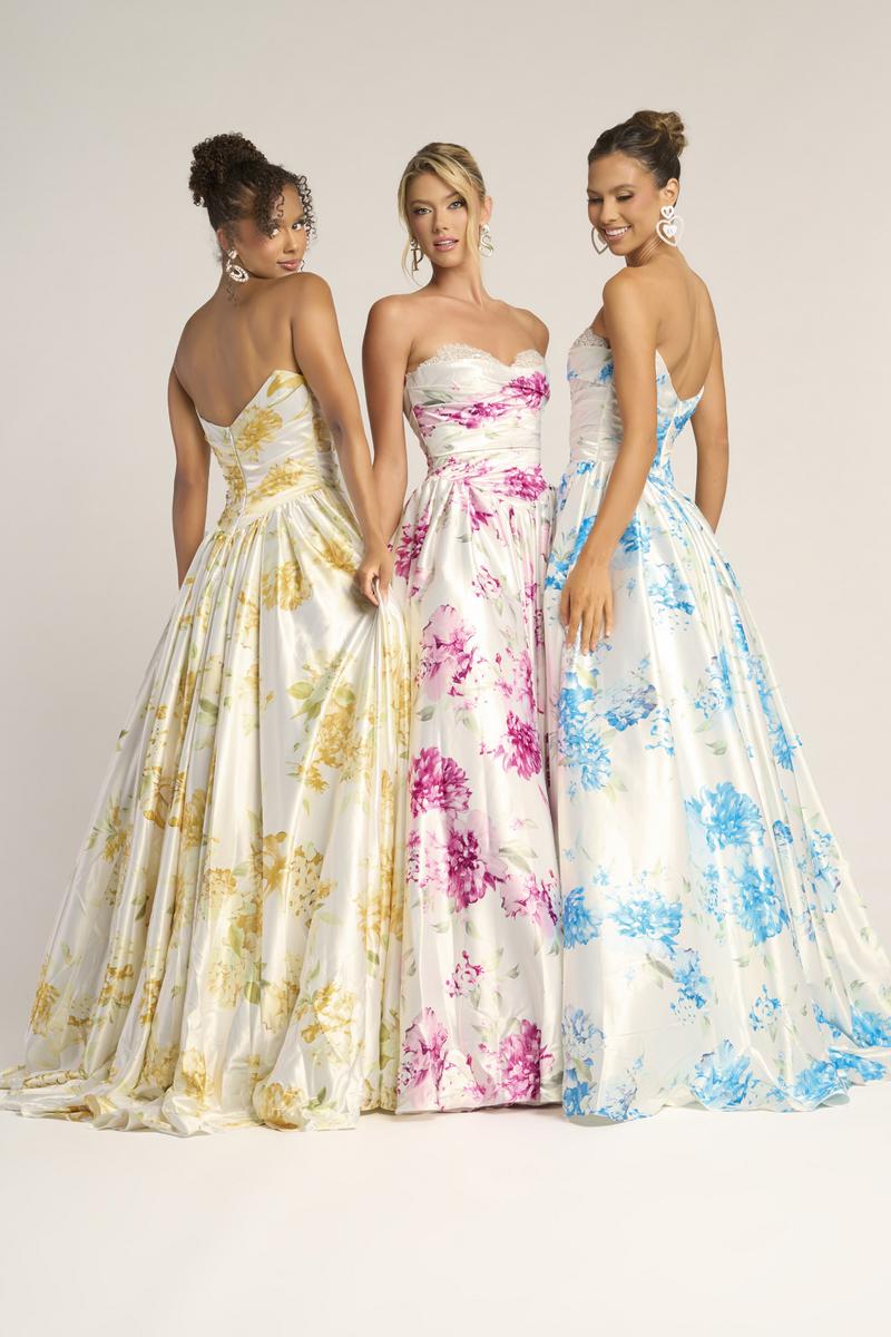 Portia and Scarlett Floral Ball Gown Dress PS26298 - Image 7