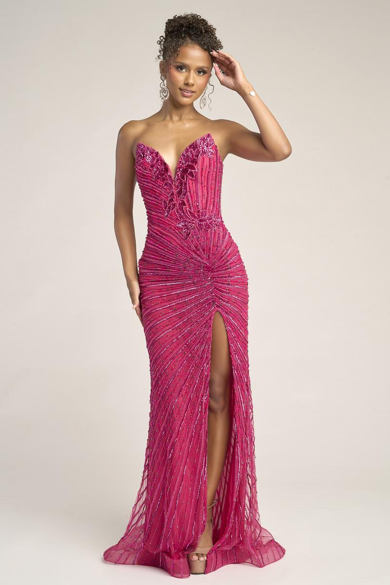 Portis and Scarlett Beaded Prom Dress PS26422C