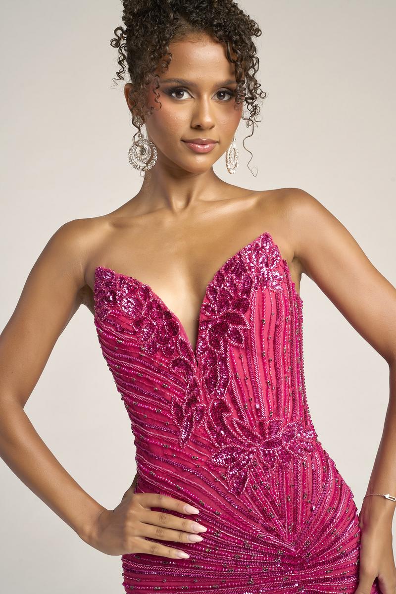 Portis and Scarlett Beaded Prom Dress PS26422C - Image 3