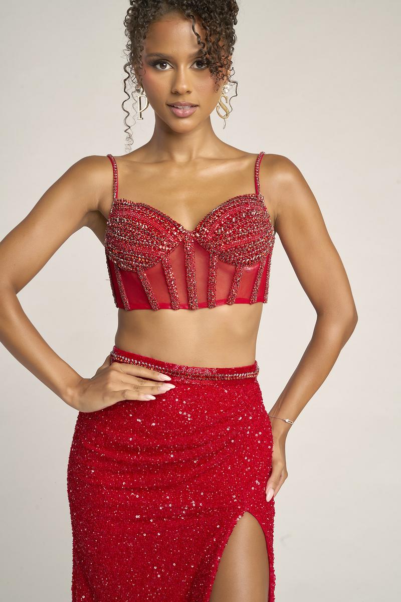 Portia and Scarlett Two-Piece Prom Dress PS26429C - Image 7