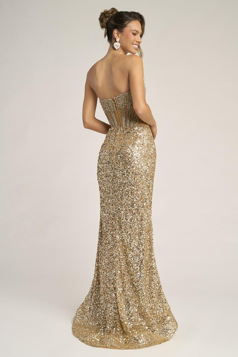 Portia and Scarlett Fully Embellished Prom Dress PS26430C - Image 2