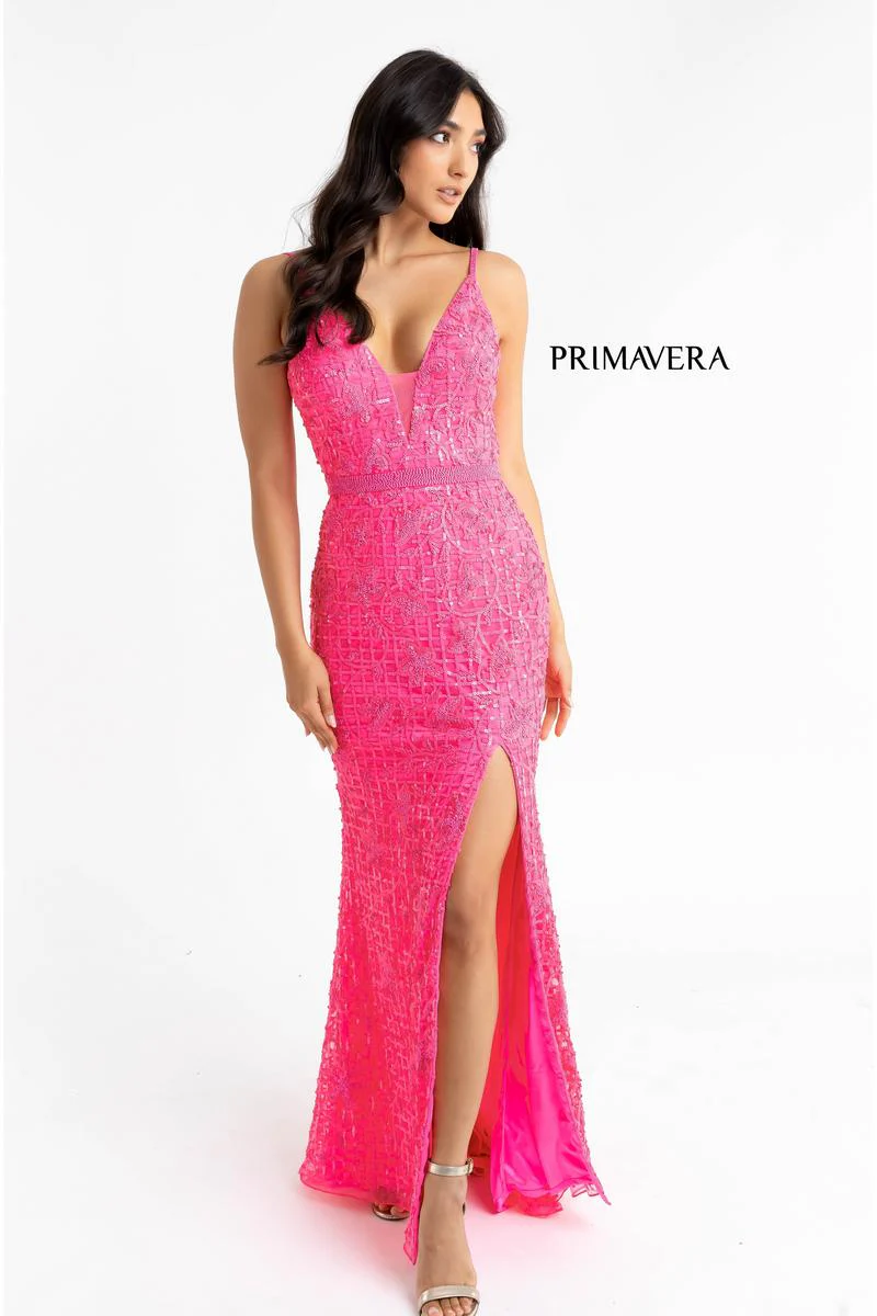 Primavera Couture Long Dress 3630 - Image 3