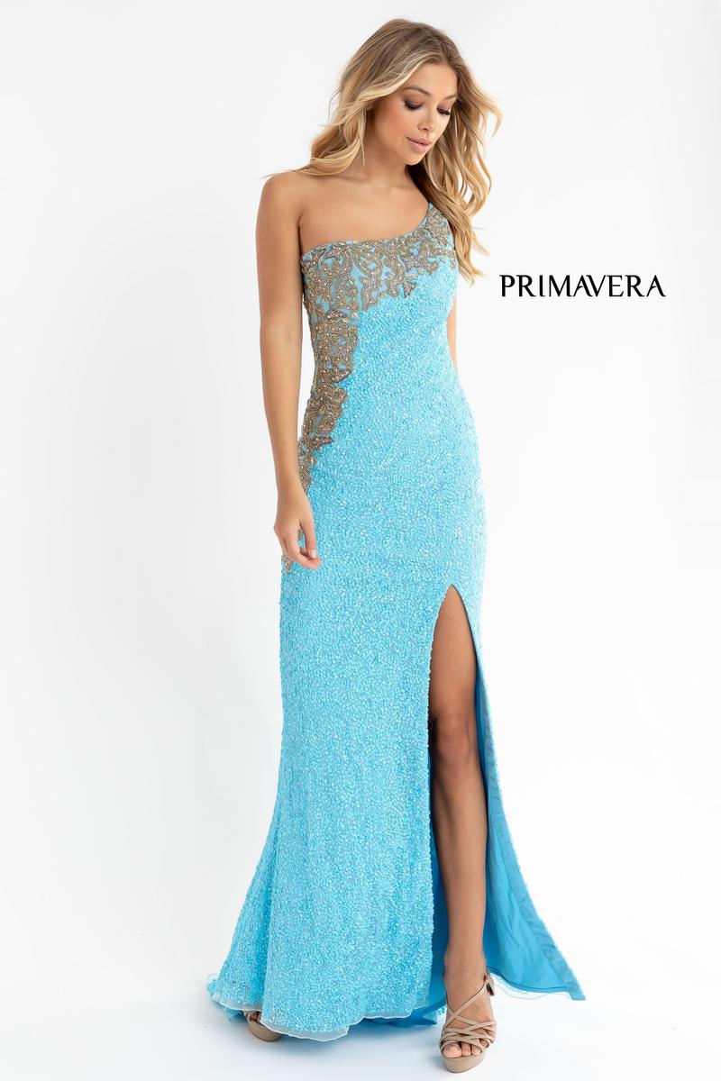 Primavera Couture Long Dress 3637 - Image 9