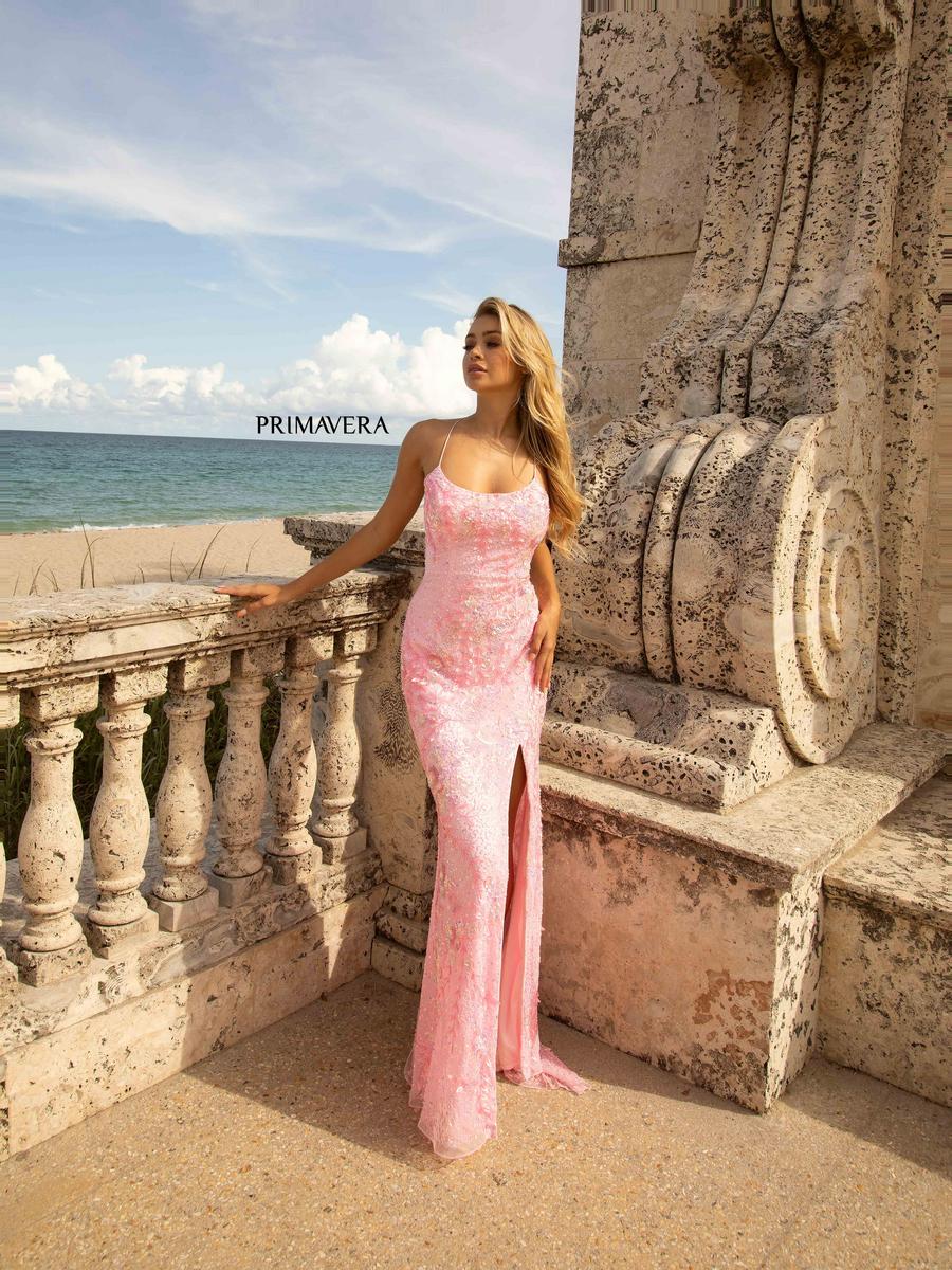 Primavera Couture Long Dress 3737 - Image 9