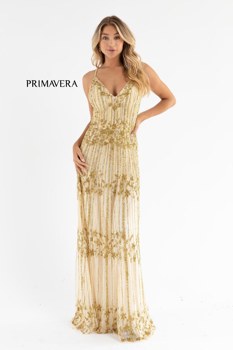 Primavera Couture Long Dress 3762 - Image 3