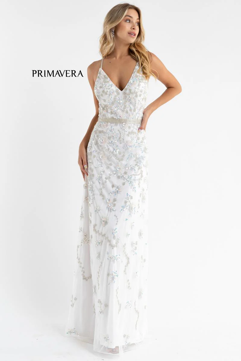 Primavera Couture Long Dress 3772 - Image 5