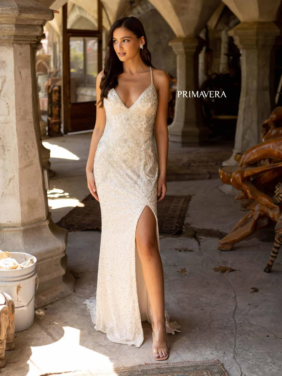 Primavera Couture Long Dress 3909