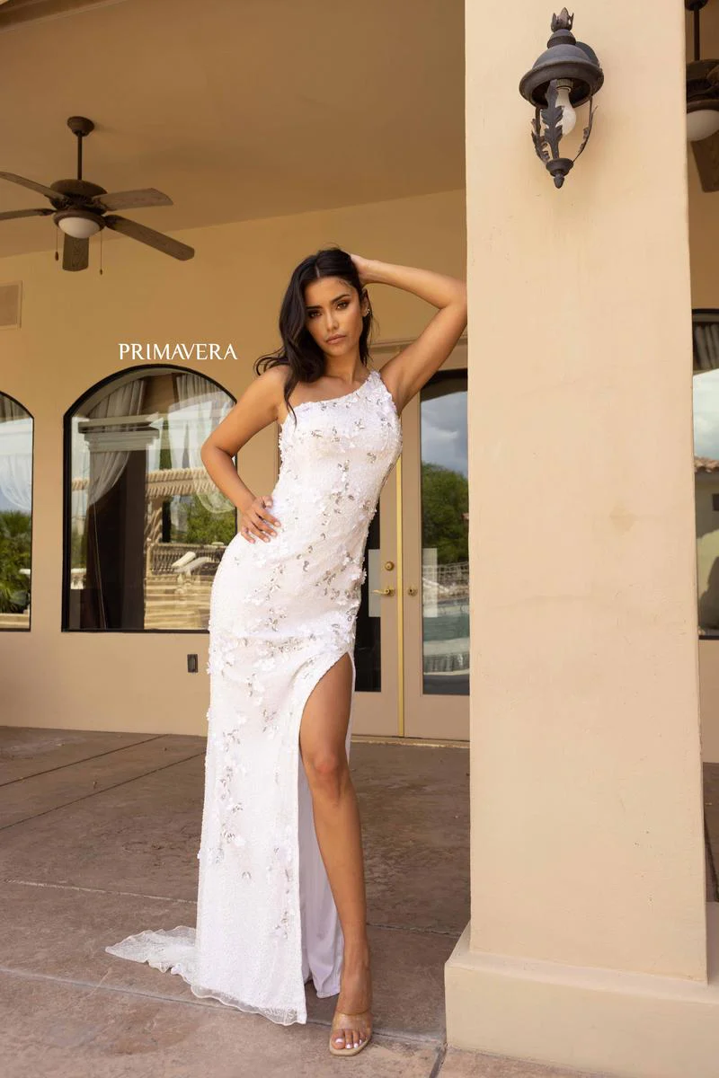Primavera Couture Long Dress 3915 - Image 9