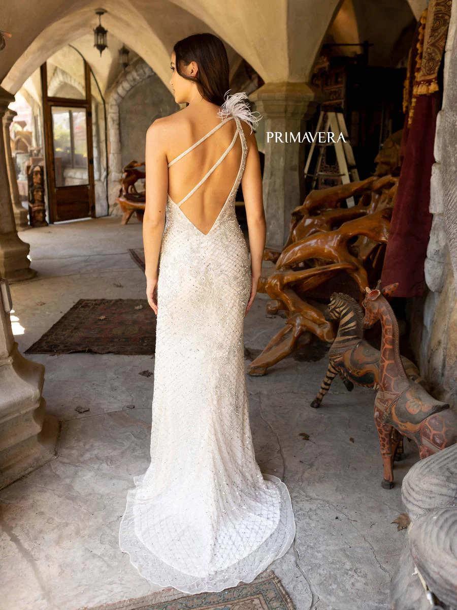 Primavera Couture Long Dress 3921 - Image 6