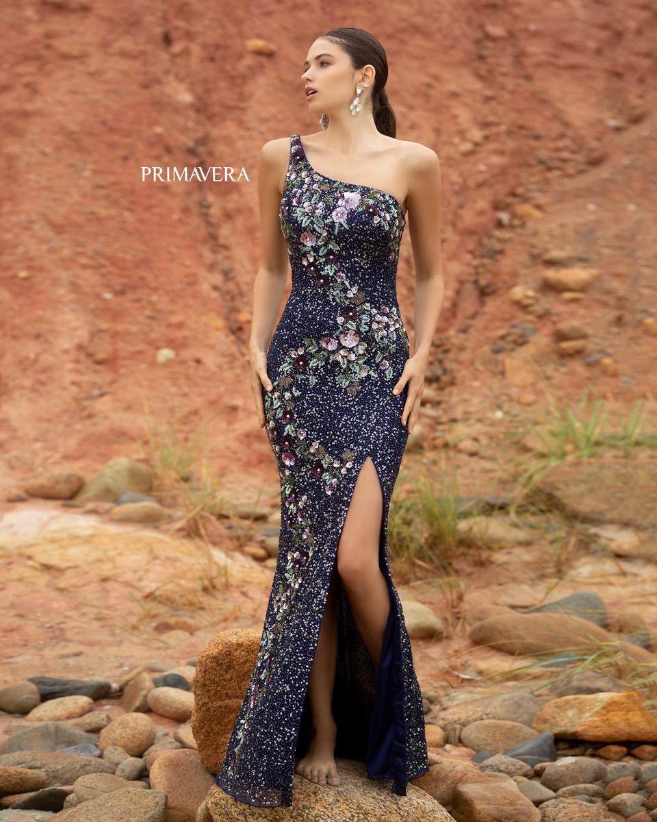 Primavera Couture Long Dress 3928 - Image 6