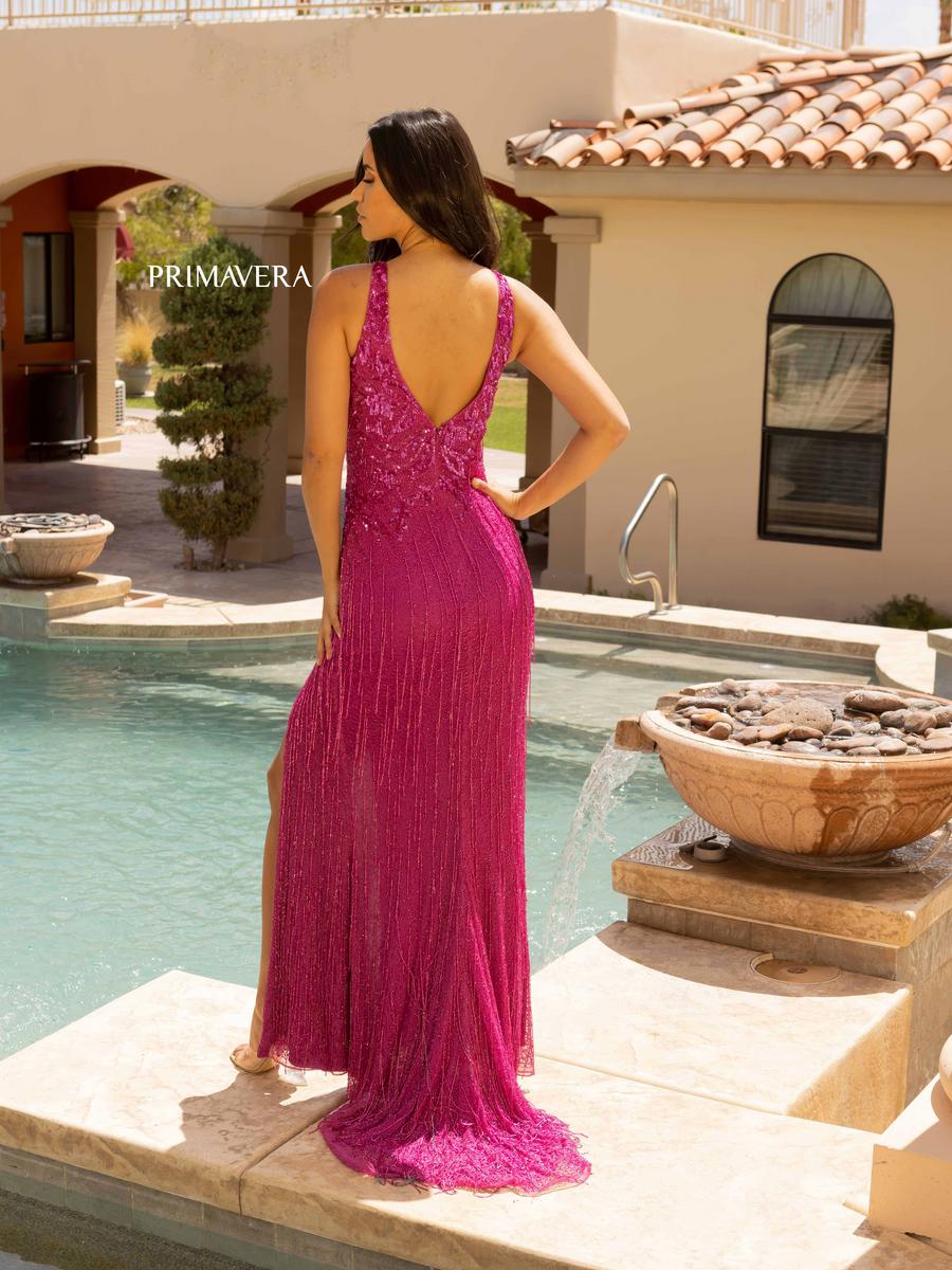 Primavera Couture Long Dress 3940 - Image 4