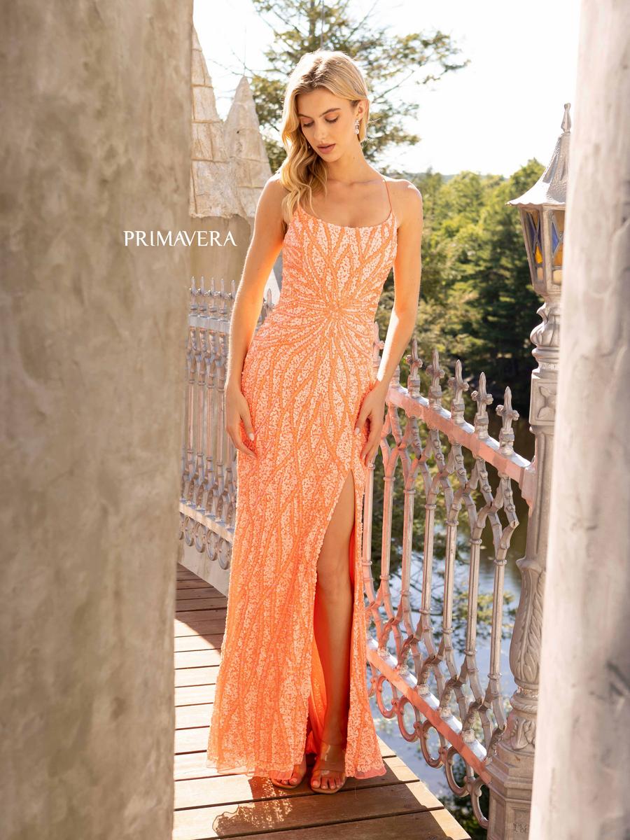 Primavera Couture Long Dress 3959 - Image 4
