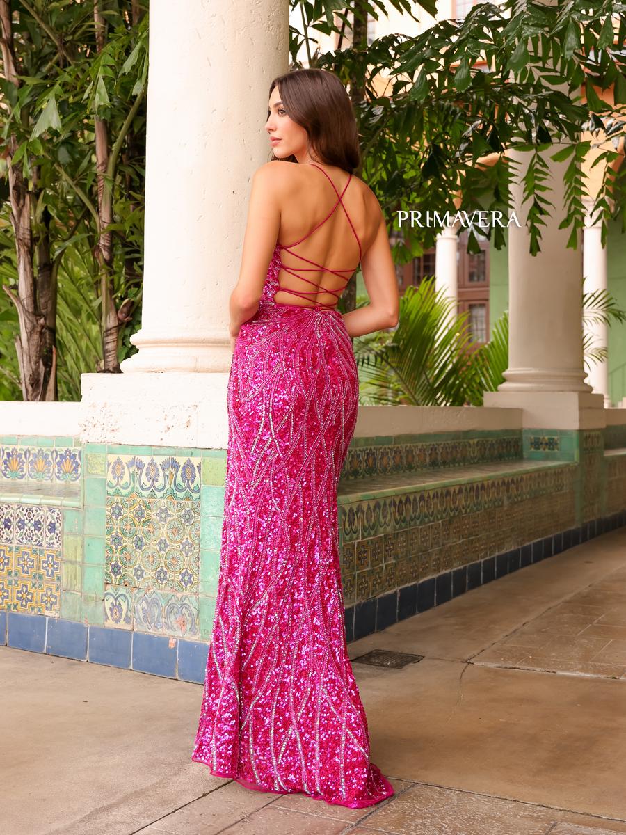Primavera Couture Long Dress 3959 - Image 9
