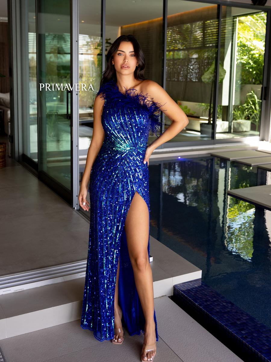 Primavera Couture Long Dress 4112 - Image 11