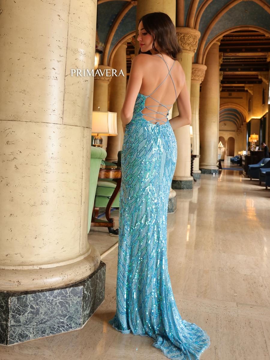 Primavera Couture Long Dress 4121 - Image 10