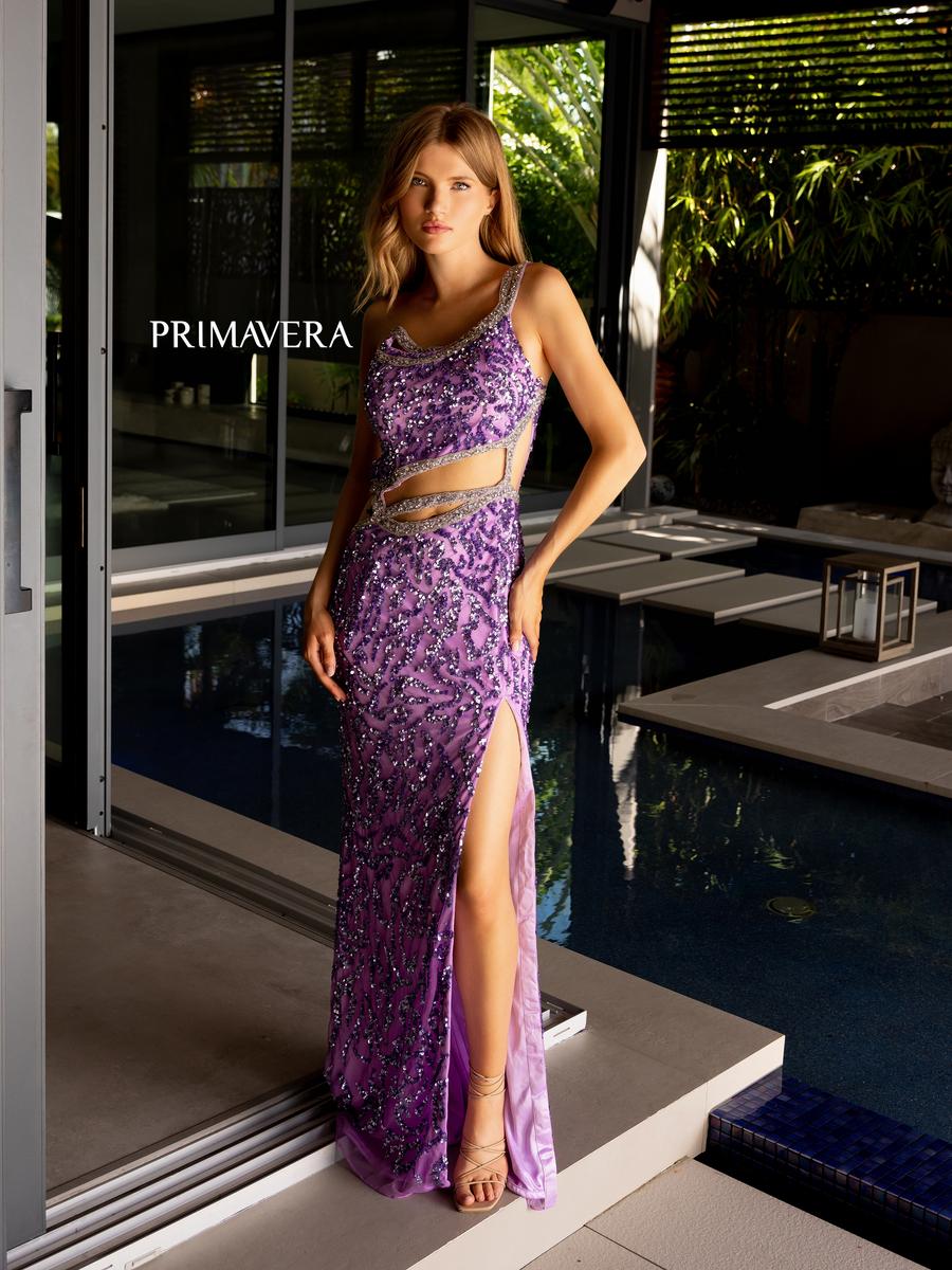 Primavera Couture Long Dress 4126 - Image 6