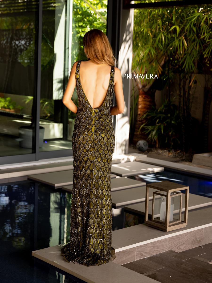 Primavera Couture Long Dress 4129 - Image 6