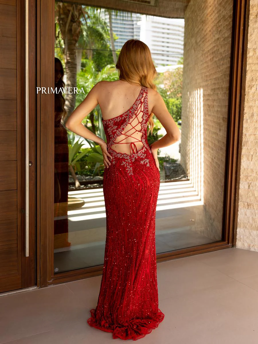 Primavera Couture Long Dress 4144 - Image 5