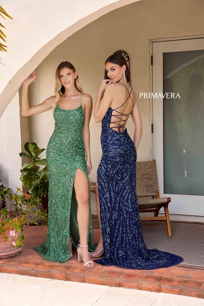 Primavera Couture Long Dress 4303 - Image 9
