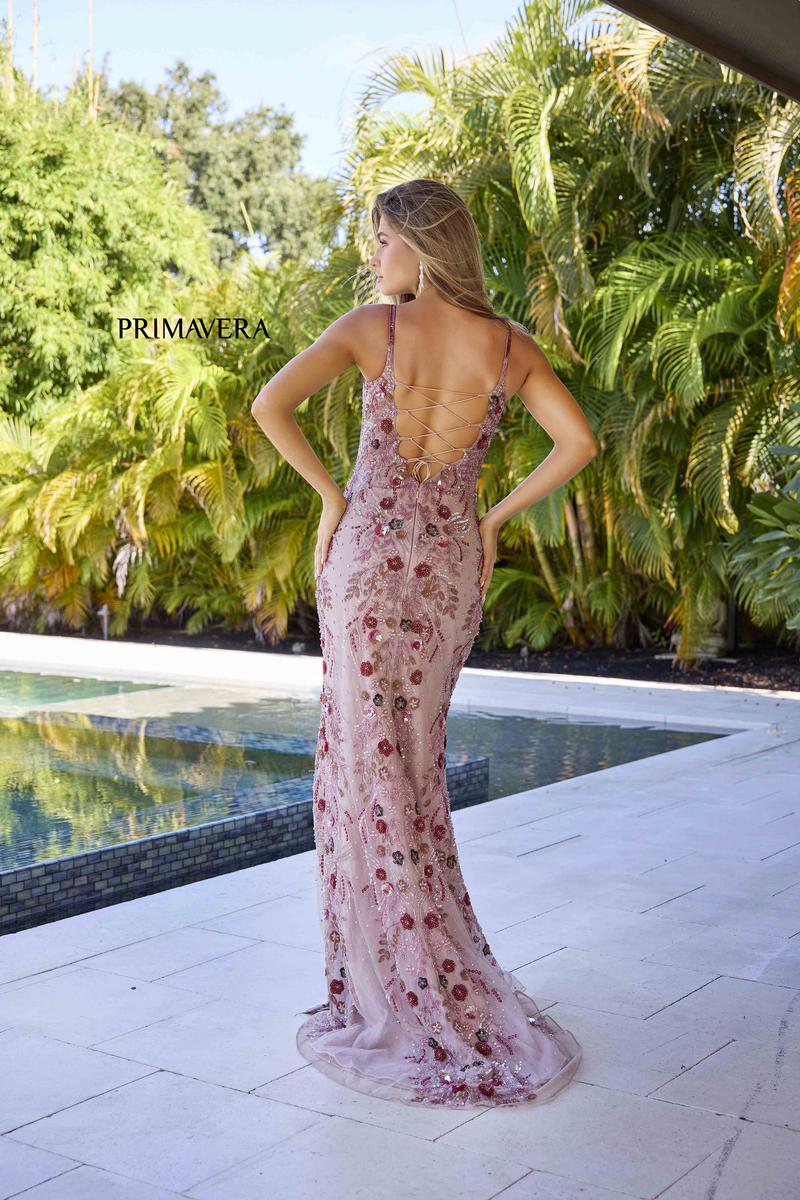 Primavera Couture Long Dress 4313 - Image 4