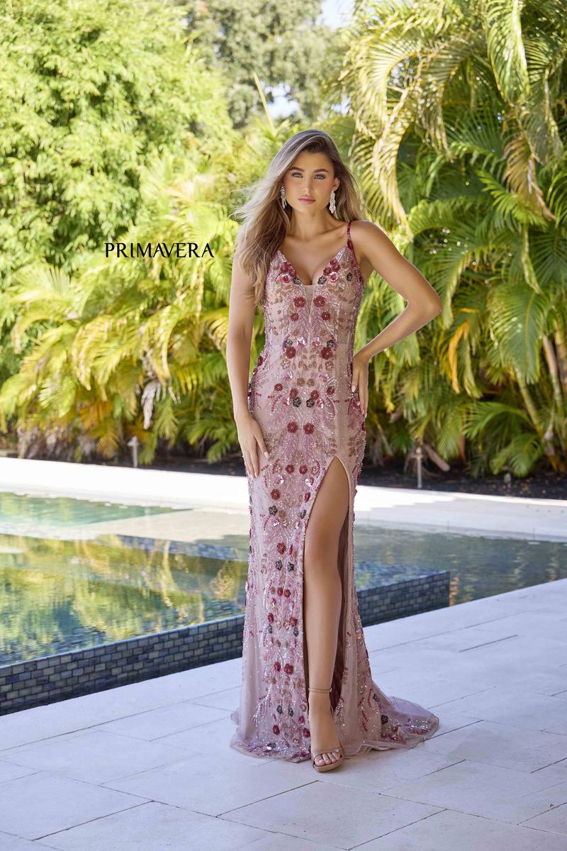 Primavera Couture Long Dress 4313 - Image 8