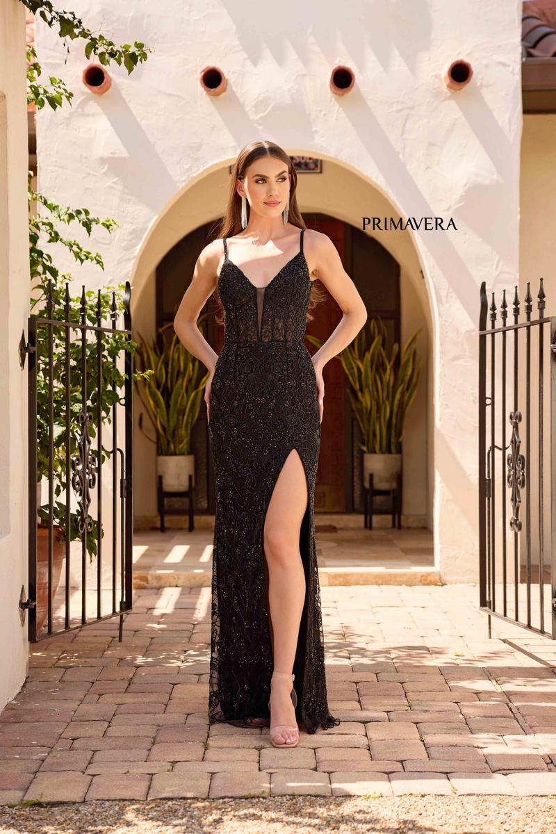Primavera Couture Long Dress 4317 - Image 3