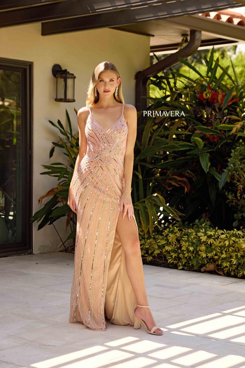 Primavera Couture Long Dress 4322 - Image 3