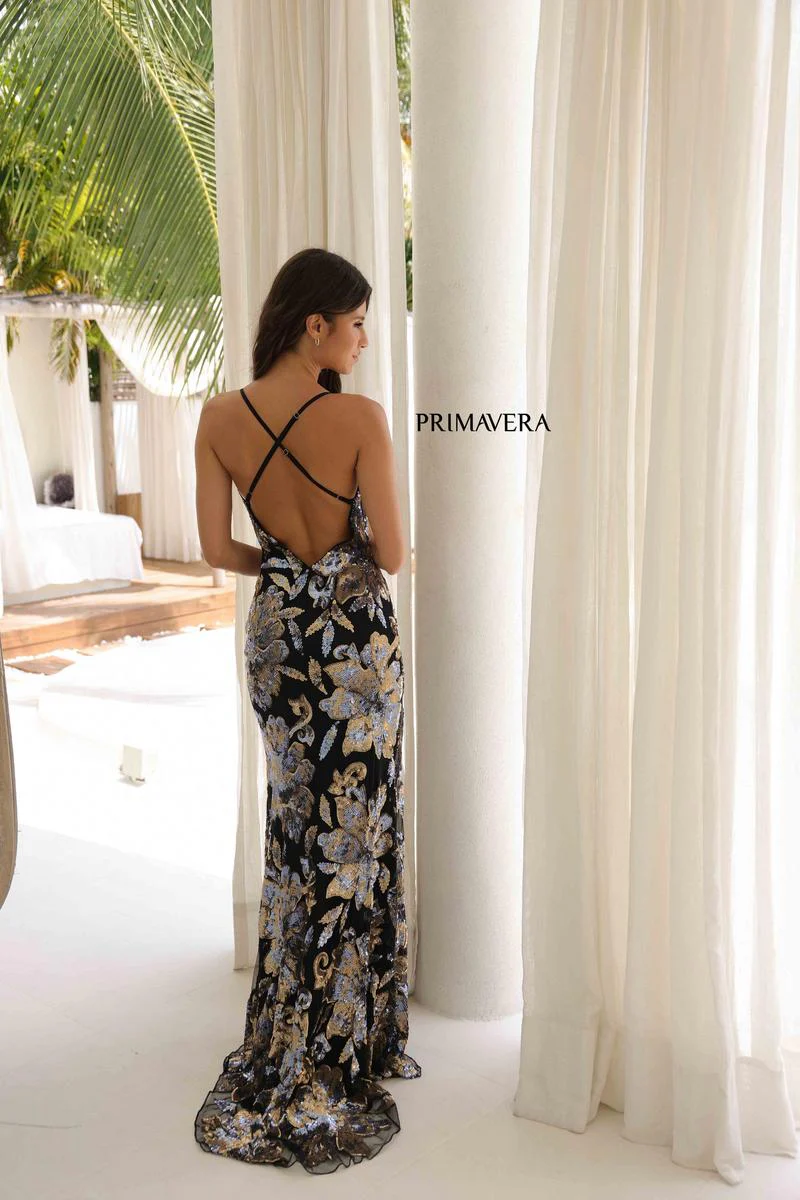 Primavera Couture Long Dress 4323 - Image 4