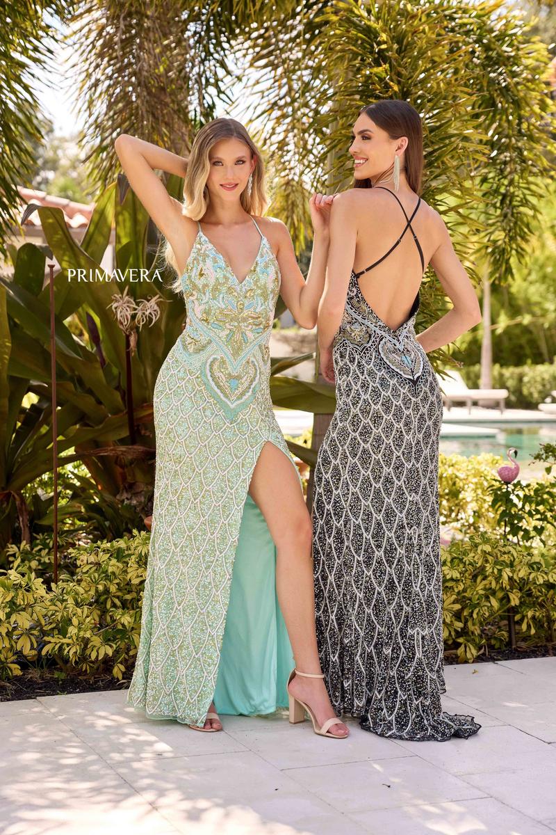 Primavera Couture Long Dress 4326 - Image 7