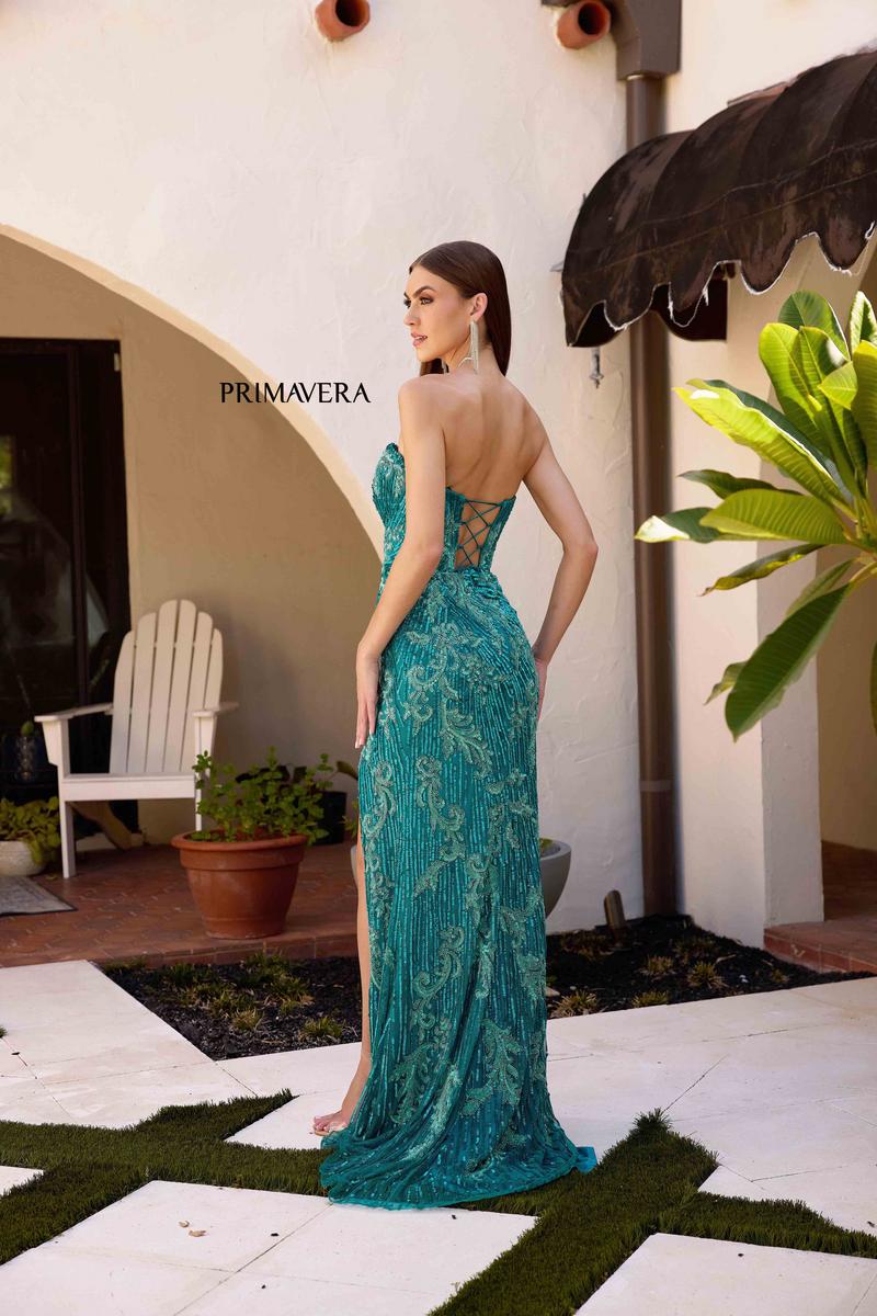 Primavera Couture Long Dress 4328 - Image 4