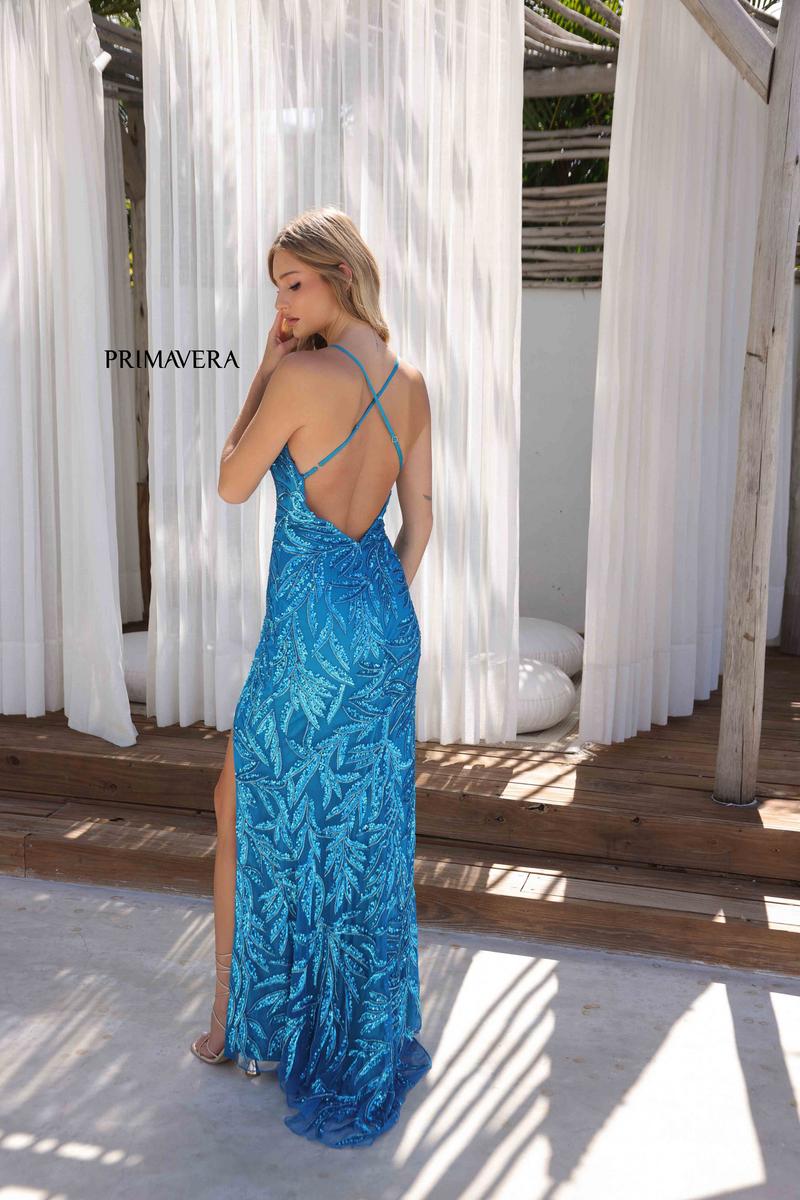 Primavera Couture Long Dress 4332 - Image 2
