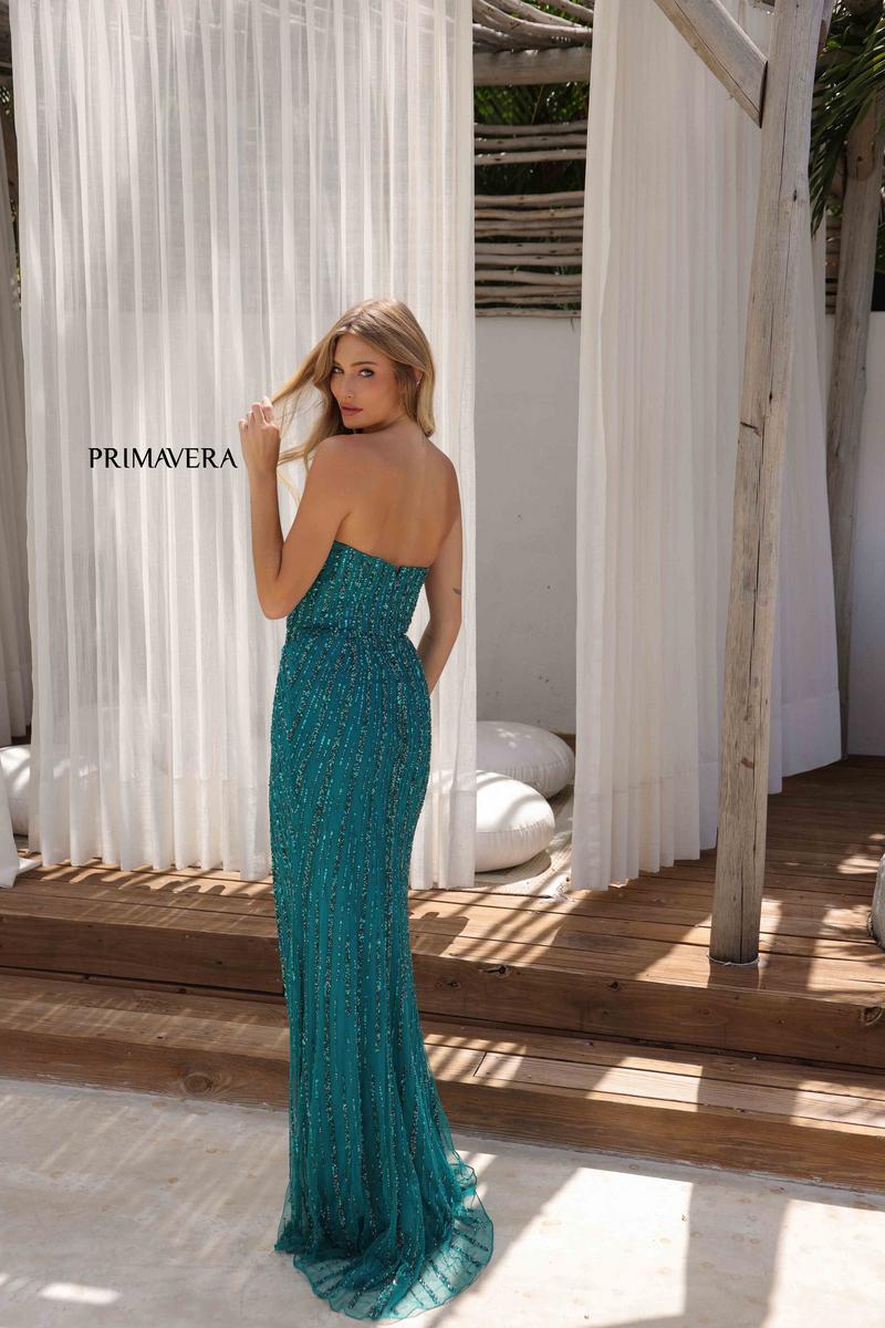 Primavera Couture Long Dress 4358 - Image 4