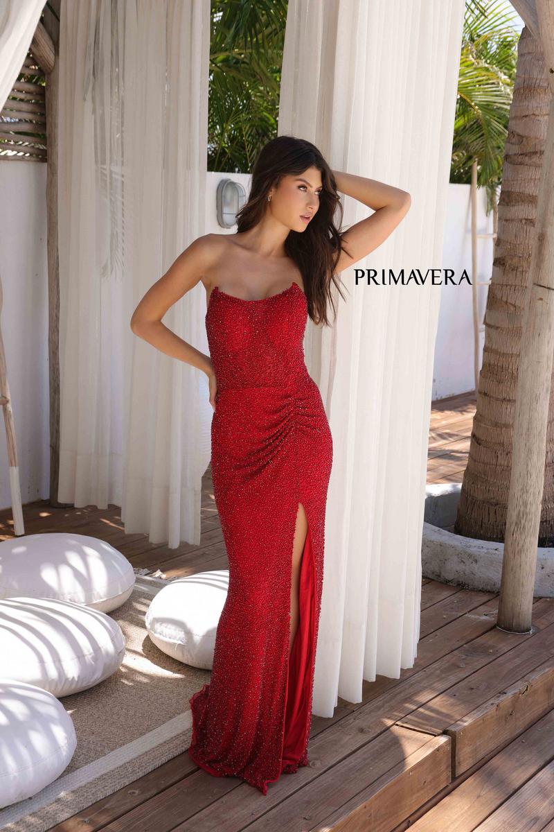 Primavera Couture Long Dress 4364 - Image 7