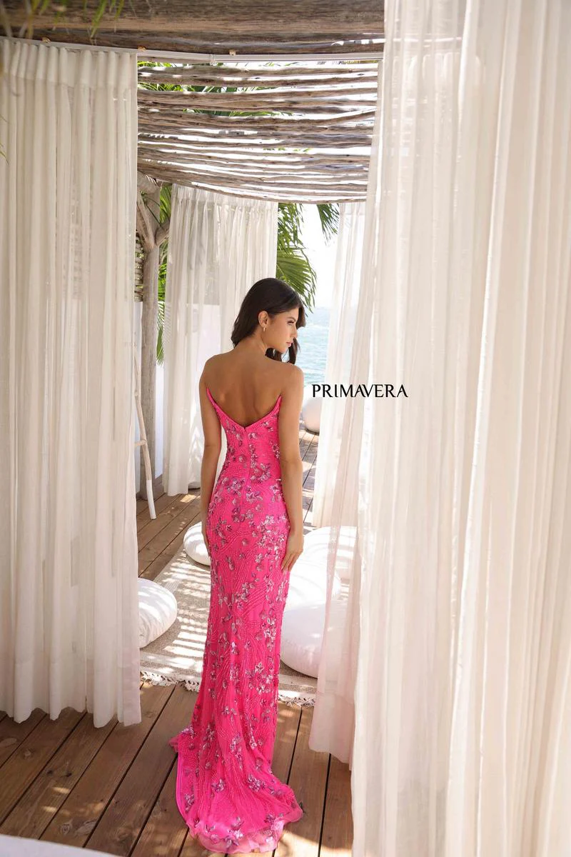 Primavera Couture Long Dress 4374 - Image 4
