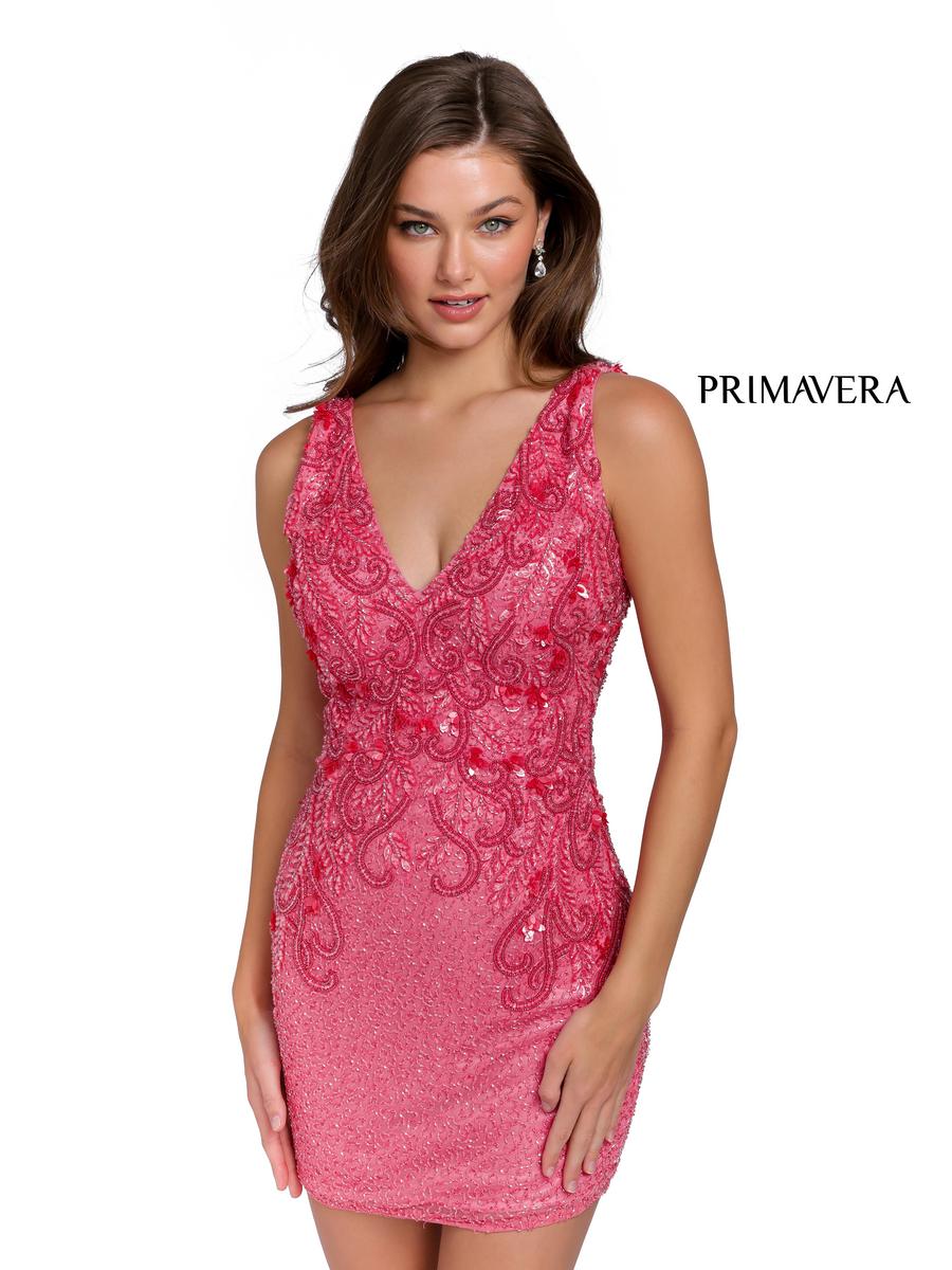 Primavera Couture Short Dress 3807 - Image 9