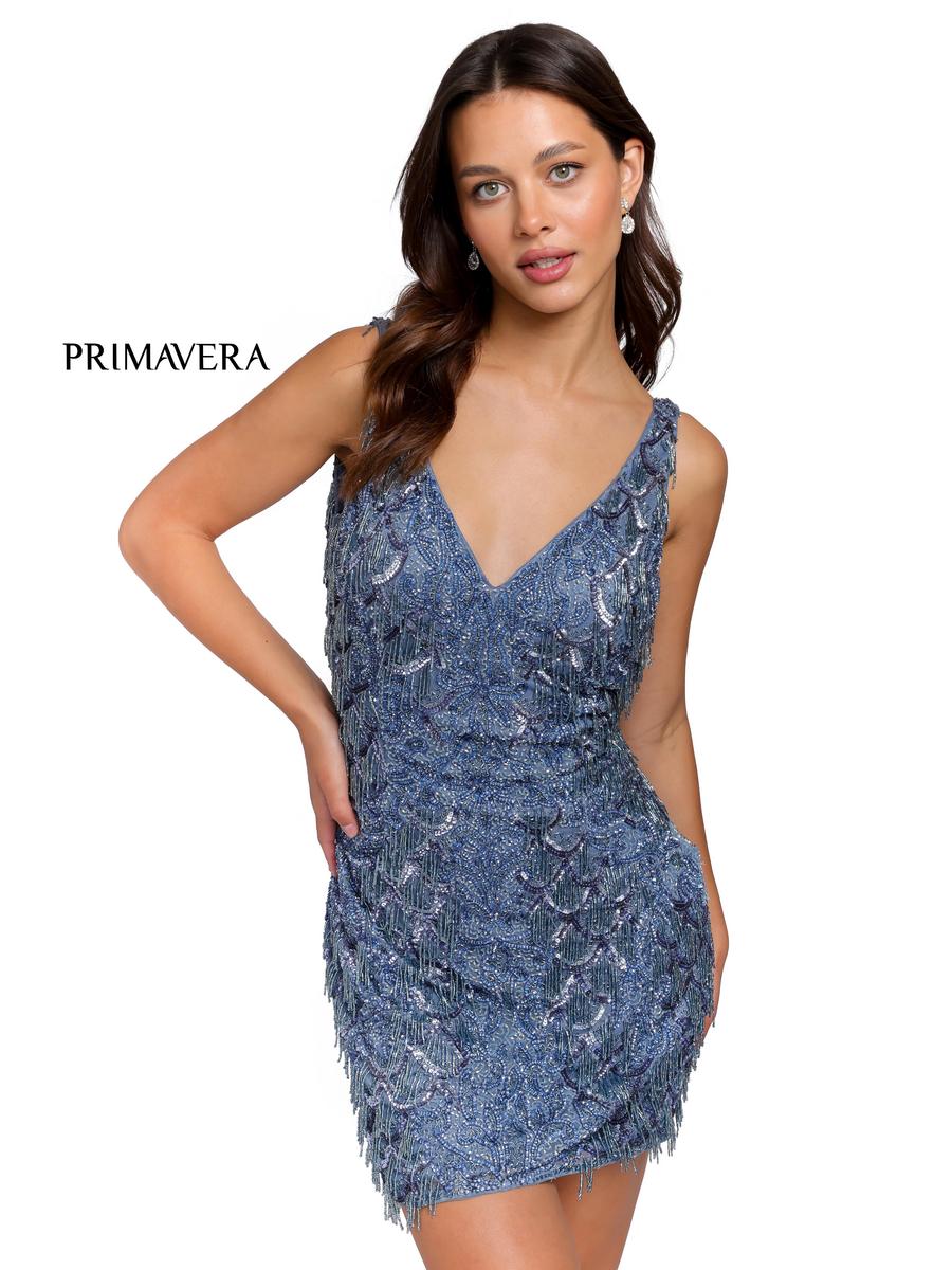 Primavera Couture Short Dress 3818 - Image 3