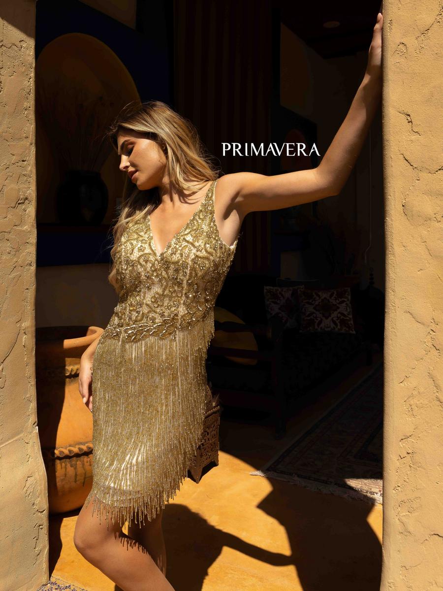Primavera Couture Short Dress 3828 - Image 3