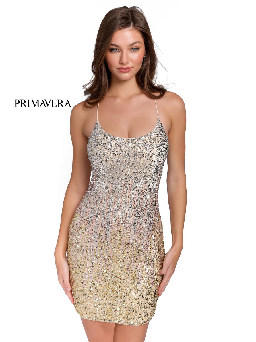 Primavera Couture Short Dress 3833 - Image 3