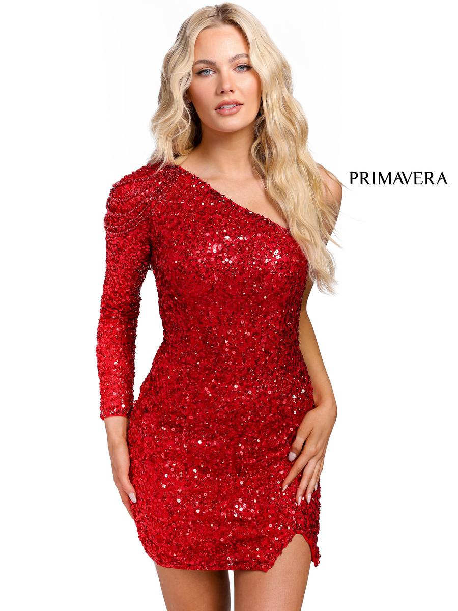Primavera Couture Short Dress 3853 - Image 9