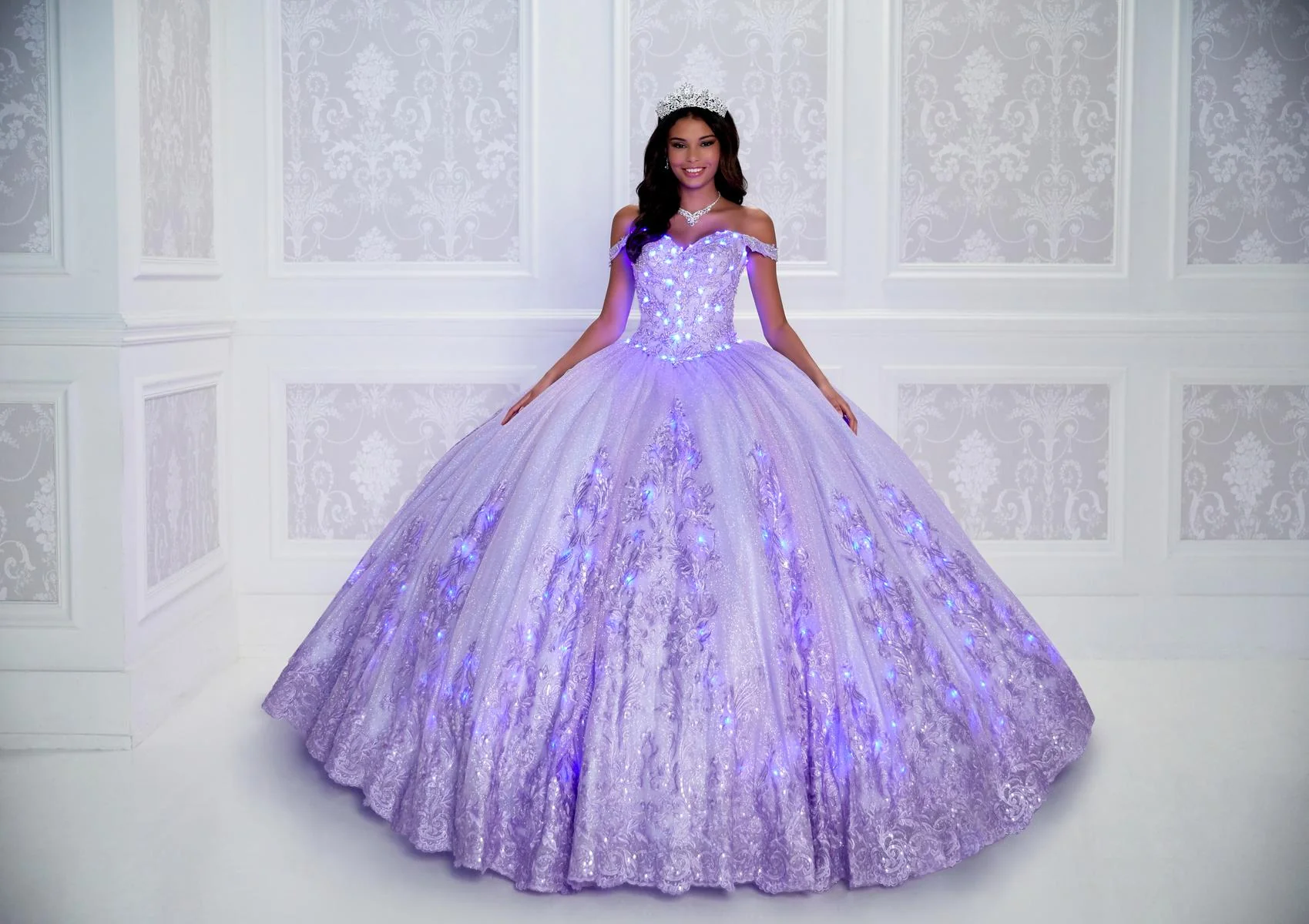 Princesa by Ariana Vara Dress PR12264 - Image 9