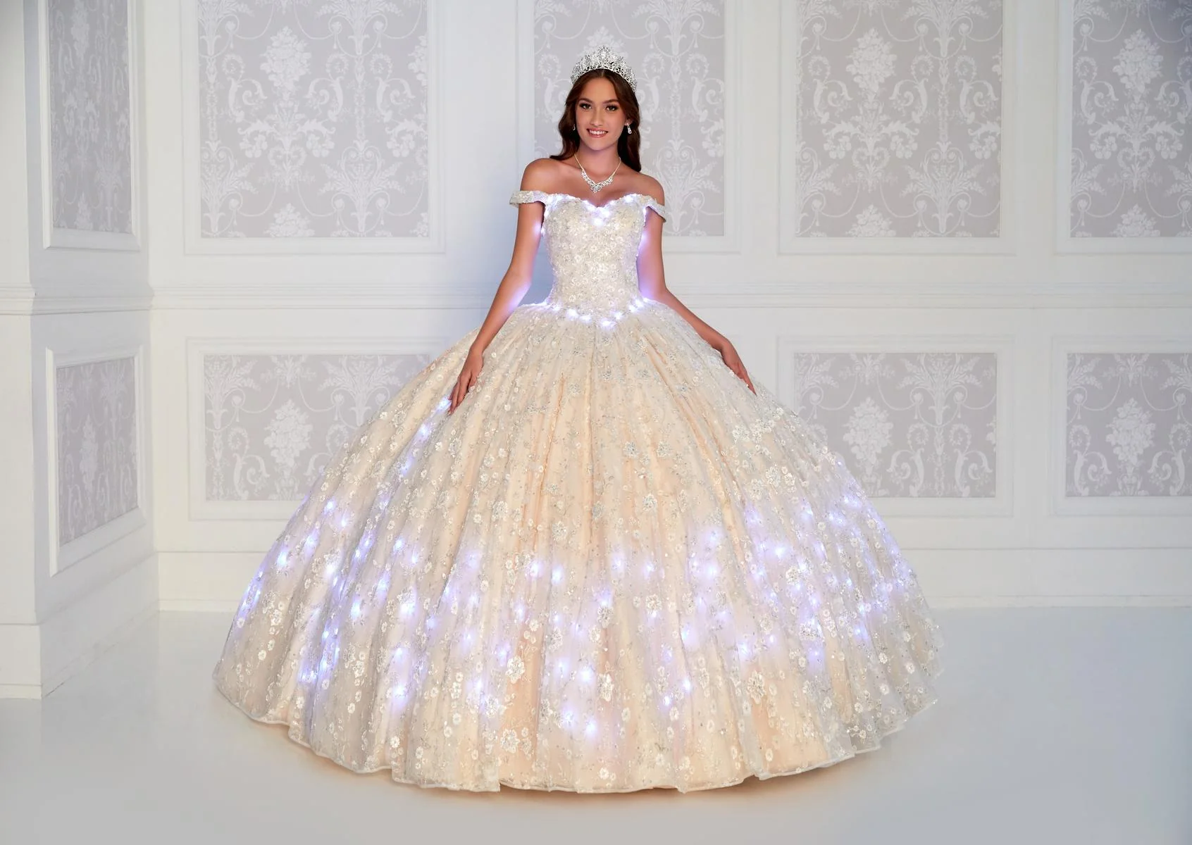 Princesa by Ariana Vara Dress PR12266 - Image 3
