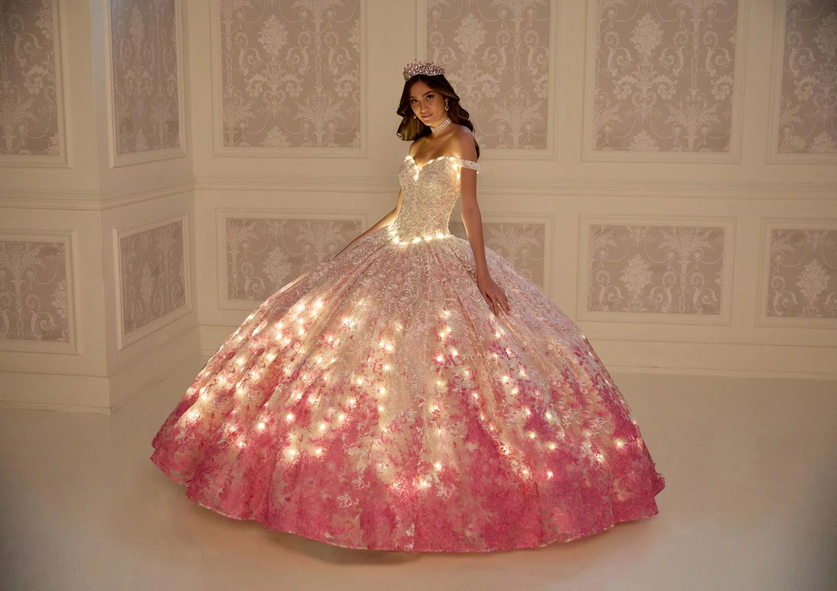 Princesa by Ariana Vara Dress PR12275 - Image 7