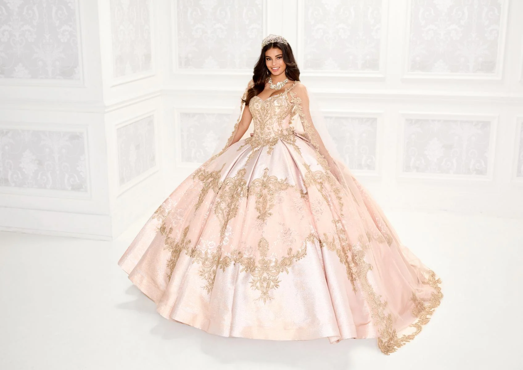 Princesa by Ariana Vara Dress PR30085 - Image 8