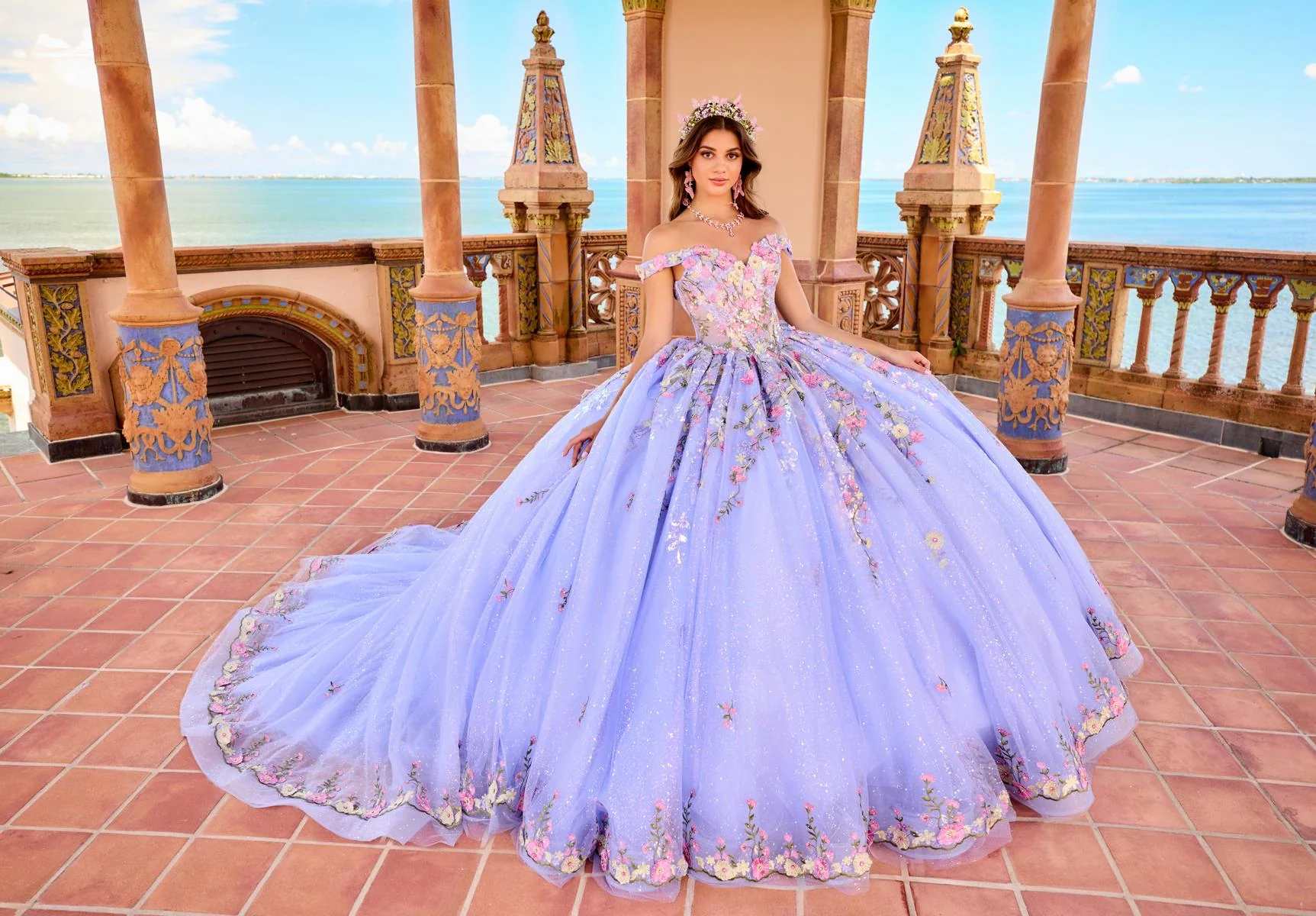 Princesa by Ariana Vara Dress PR30155 - Image 7